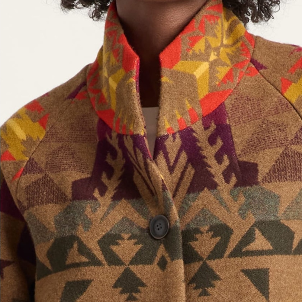 Pendleton Autumn Birch Wool Coat - Picture 2 of 4